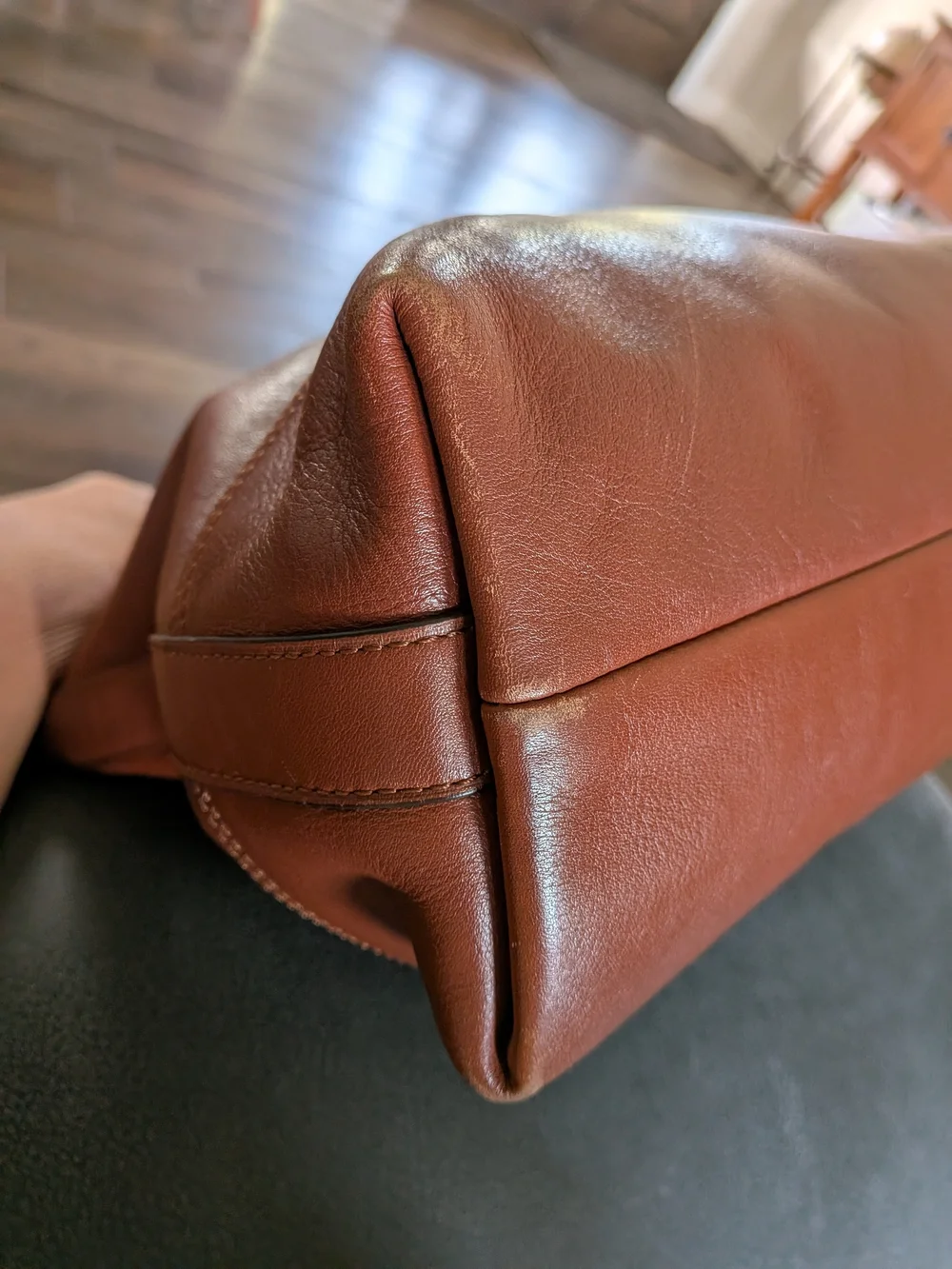 Coach Legacy Cognac Leather Rory Satchel (M1220-19892)_8